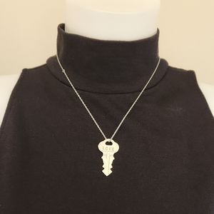 Love dainty key necklace